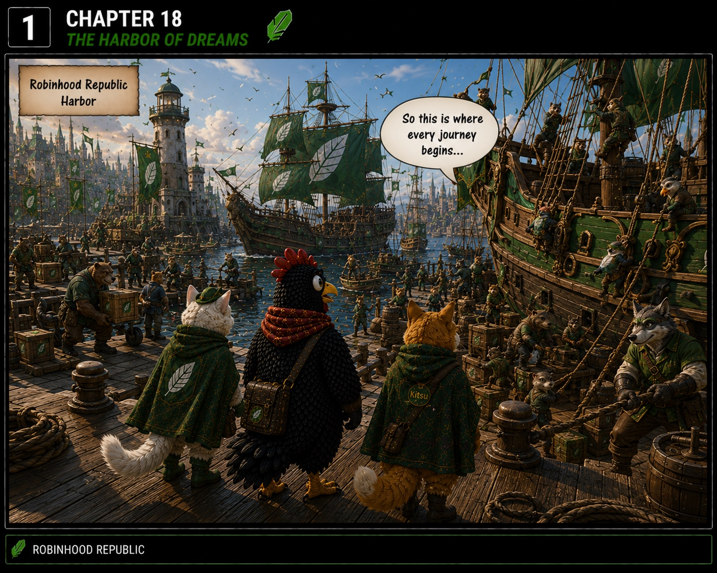 Chapter 18 — The Harbor of Dreams
